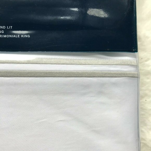 RL HOME 624TC DOVER Collection KING FLAT SHEET - Picture 7 of 7